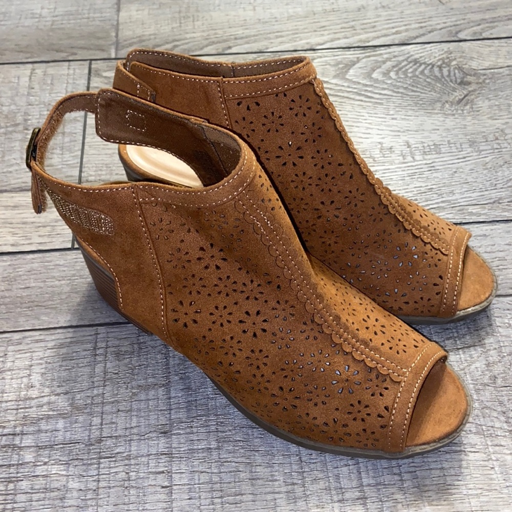 Open toe and heel booties